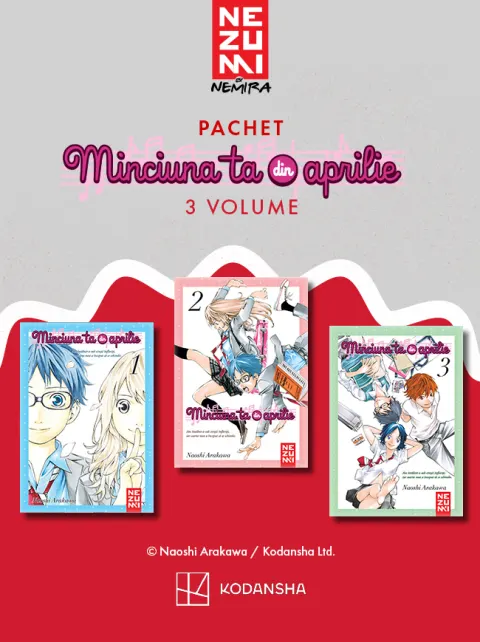 Coperta cărții Pachet Minciuna ta din aprilie 3 vol.