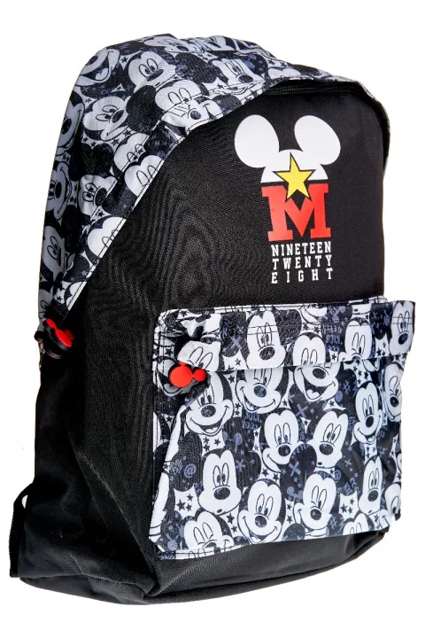 Coperta cărții Rucsac gimnaziu 1 compartiment, 1 buzunar 42x30x14 cm Mickey
