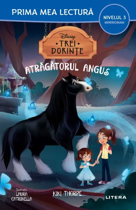 Coperta cărții Disney. Trei dorinte. Atragatorul Angus (Nivelul 3 Miniroman)