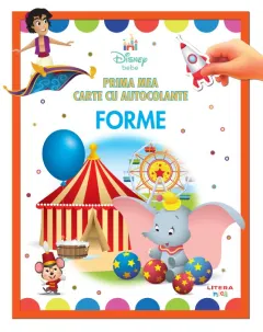 Coperta cărții Disney bebe. Prima mea carte cu autocolante. Forme