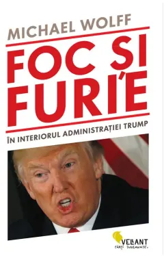 Coperta cărții Foc și furie. În interiorul administrației Trump