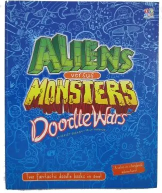 Coperta cărții Aliens versus Monsters Doodle Wars