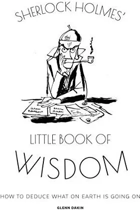 Coperta cărții Sherlock Holmes' Little Book of Wisdom