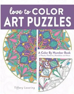 Coperta cărții Love to Color Art Puzzles