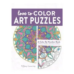 Coperta cărții Love to Color Art Puzzles