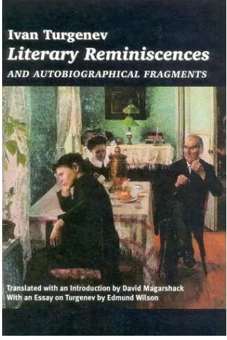 Coperta cărții Literary Reminiscences and Autobiographical Fragments