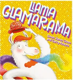 Coperta cărții Llama Glamarama