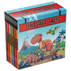 Coperta cărții Dinosaur Tales 10 Picture Book Collection (Alfie The Allosaurus Learn to Roar, Olivia The Oviraptor Makes A Difference, Velu The Velociraptor Wins The ... Lost, Velu The Velociraptor Wins The Race)