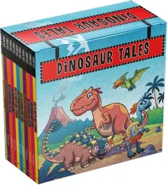 Coperta cărții Dinosaur Tales 10 Picture Book Collection (Alfie The Allosaurus Learn to Roar, Olivia The Oviraptor Makes A Difference, Velu The Velociraptor Wins The ... Lost, Velu The Velociraptor Wins The Race)