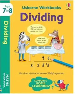 Coperta cărții Usborne Workbooks Dividing 7-8