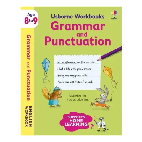 Coperta cărții Usborne Workbooks Grammar and Punctuation 8-9