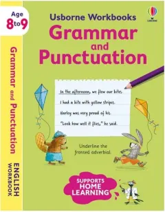 Coperta cărții Usborne Workbooks Grammar and Punctuation 8-9