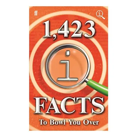 Coperta cărții 1,423 QI Facts to Bowl You Over, John Lloyd, Anne Miller, James Harkin