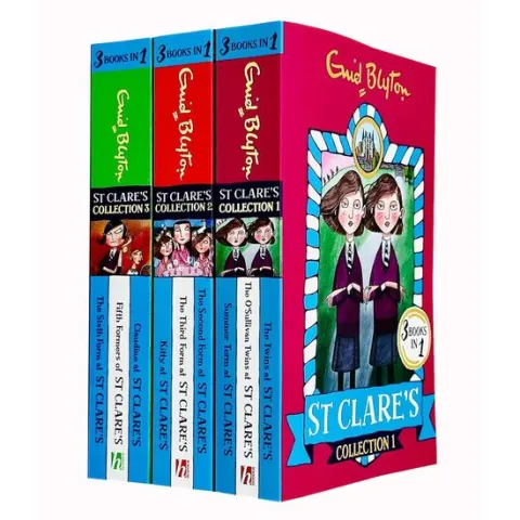 Coperta cărții Enid Blyton St Clare's 3 Books Collection Set (9 Stories in 3 Books)