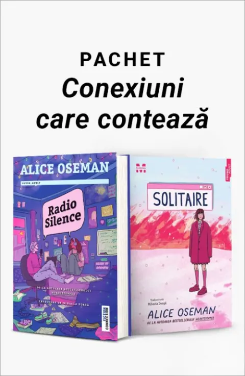 Coperta cărții Pachet Conexiuni care contează. Radio Silence/Solitaire - Alice Oseman