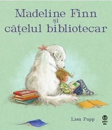 Coperta cărții Madeline Finn si catelul bibliotecar
