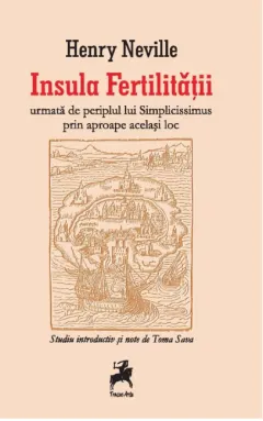 Coperta cărții Insula Fertilității urmată de periplul lui Simplicissimus prin aproape același loc