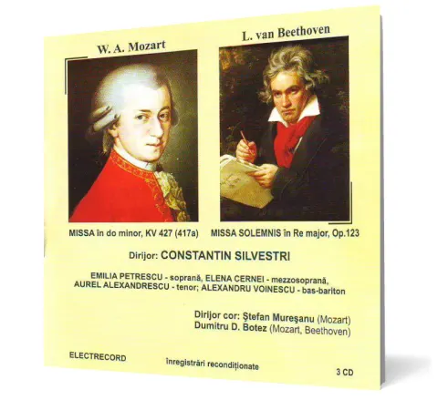 Coperta cărții Missa în Do minor. Missa Solemnis în Re major