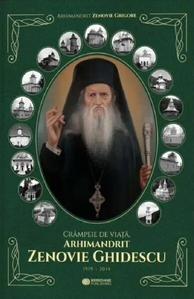 Coperta cărții Crâmpeie de viață. Arhimandrit Zenovie Ghidescu. 1919-2014