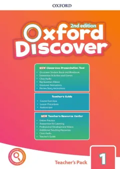Coperta cărții Oxford Discover 2E Level 1 Teacher's Pack- REDUCERE 30%