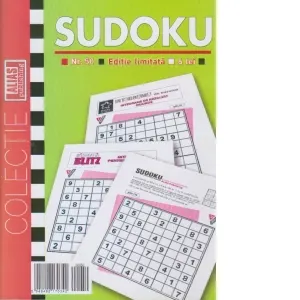 Coperta cărții Sudoku Colectie, Nr.50/2024