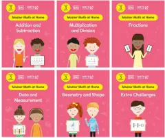 Coperta cărții Math - No Problem! Collection of 6 Workbooks, Grade 3 Ages 8-9