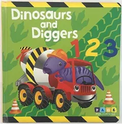Coperta cărții Dinosaurs and Diggers 123