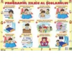 Coperta cărții Plansa Programul zilnic al scolarului