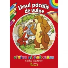 Coperta cărții Citim si coloram - Ursul Pacalit De Vulpe