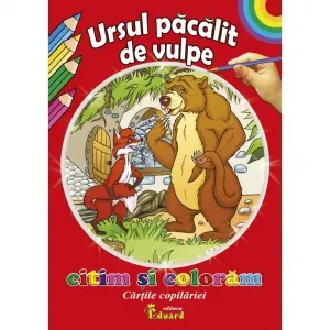 Coperta cărții Citim si coloram - Ursul Pacalit De Vulpe