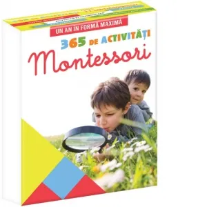 Coperta cărții 365 de activitati Montesori pentru copii impliniti - Un an in forma maxima