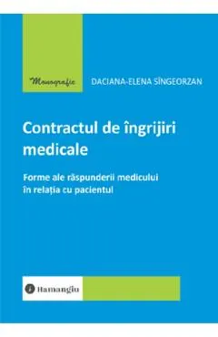 Coperta cărții Contractul de ingrijiri medicale