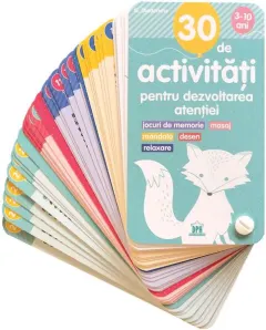 Coperta cărții 30 de activitati pentru dezvoltarea atentiei