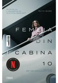 Coperta cărții Femeia din cabina 10. Coperta film (Editie tie-in)