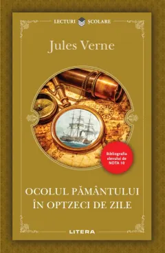 Coperta cărții Ocolul pamantului in optzeci de zile