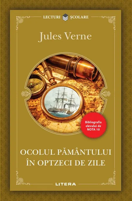 Coperta cărții Ocolul pamantului in optzeci de zile