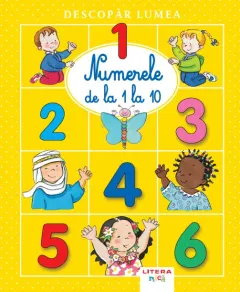 Coperta cărții Descopar lumea. Numerele de la 1 la 10