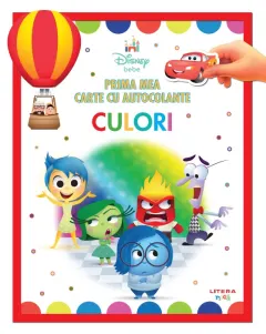 Coperta cărții Disney bebe. Prima mea carte cu autocolante. Culori