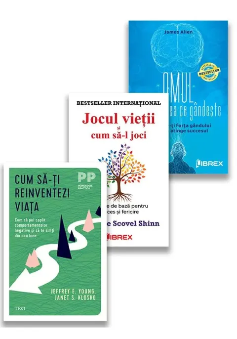 Coperta cărții Pachet Cum sa-ti reinventezi viata. Set 3 carti