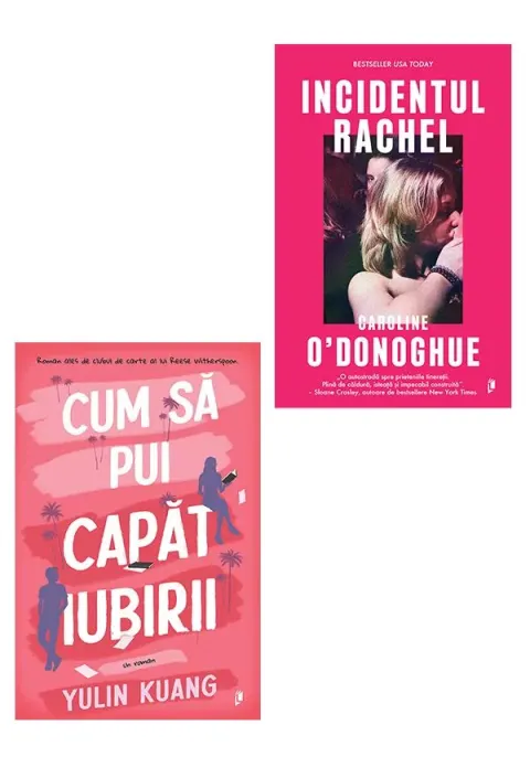 Coperta cărții Pachet Cum sa pui capat iubirii + Incidentul Rachel. Set 2 carti