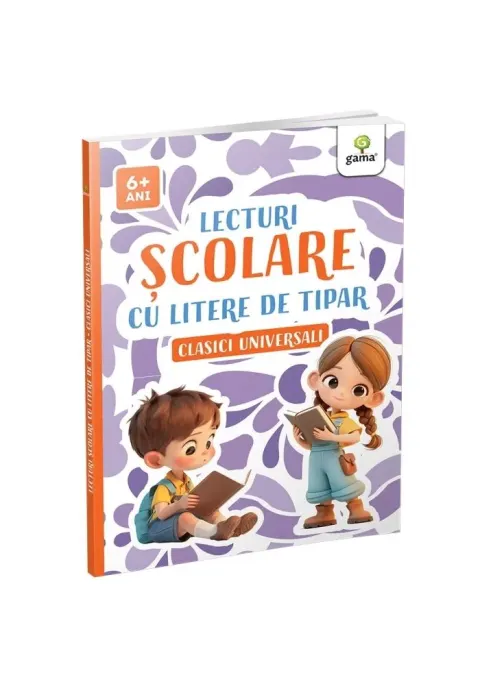 Coperta cărții Lecturi scolare cu litere de tipar • Clasici universali