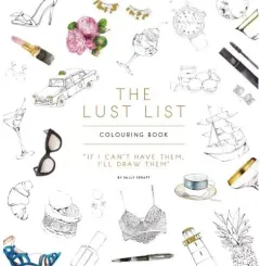 Coperta cărții Lust List Colouring Book