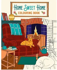 Coperta cărții Home Sweet Home Colouring Book