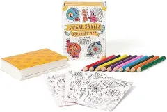 Coperta cărții Sugar Skulls Coloring Kit