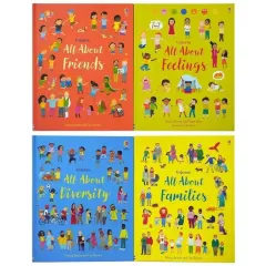 Coperta cărții Usborne All About Feelings Friends and Families My First Books 4 Book Set, Felicity Brooks