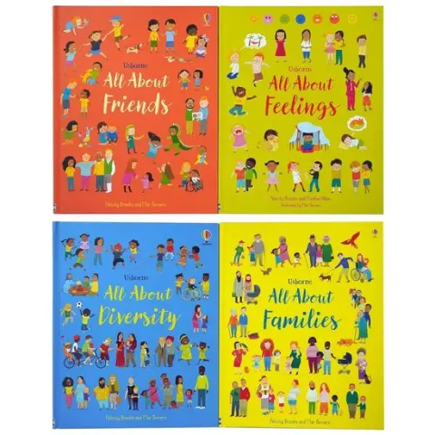 Coperta cărții Usborne All About Feelings Friends and Families My First Books 4 Book Set, Felicity Brooks