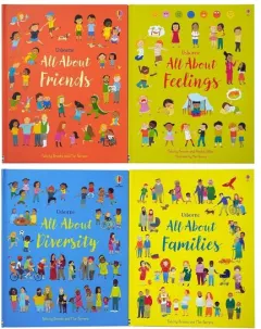 Coperta cărții Usborne All About Feelings Friends and Families My First Books 4 Book Set, Felicity Brooks