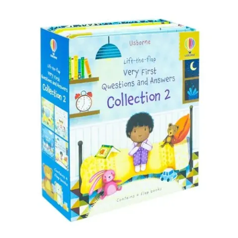 Coperta cărții Usborne Lift-The-Flap Very First Questions and Answers Collection 2 (4 Books Set)
