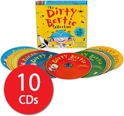 Coperta cărții The Dirty Bertie Audio Collection - 10 CDs