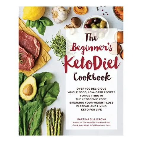 Coperta cărții The beginner's ketodiet cookbook, Martina Slajerova